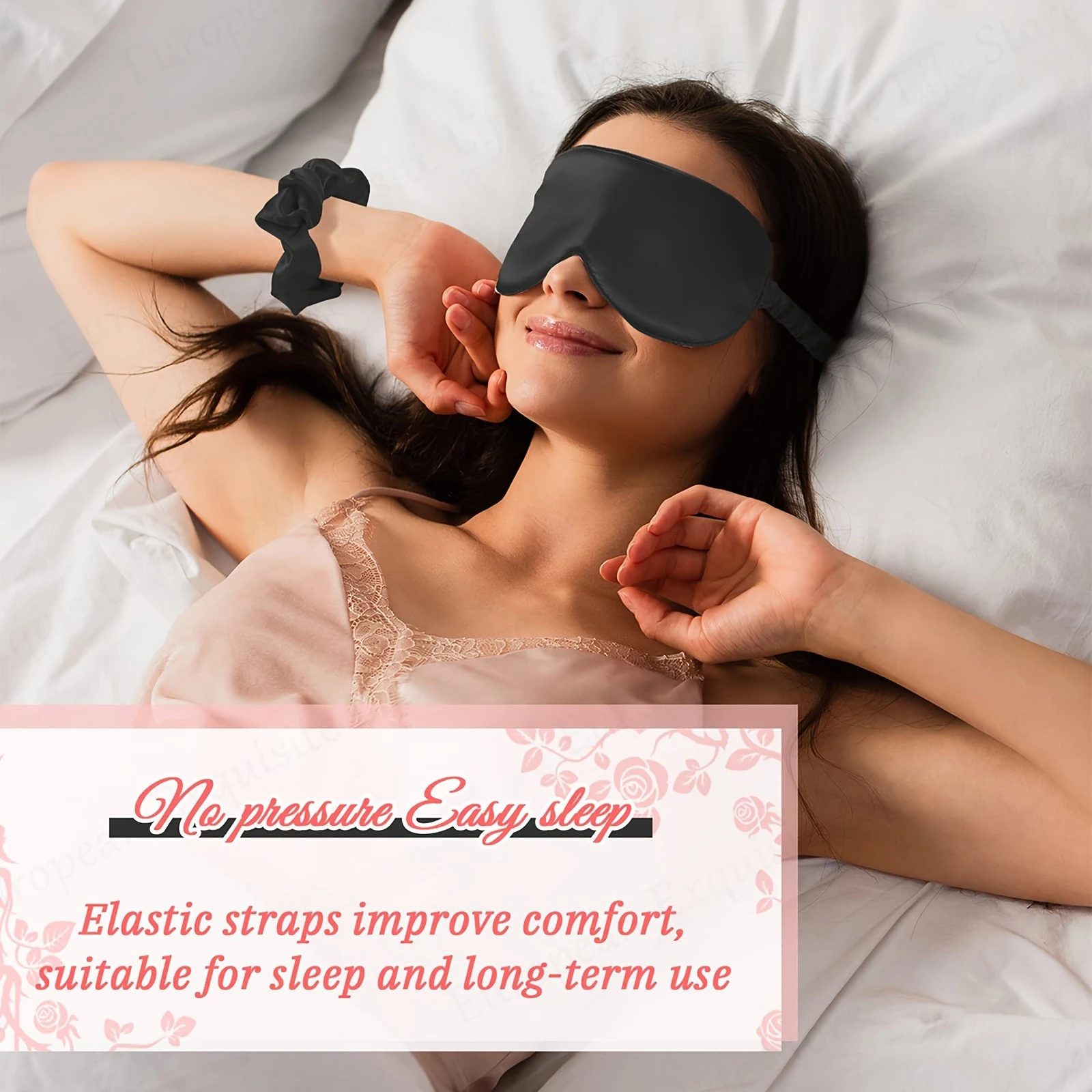 7/12/20Set Spa Party Bridesmaids Proposal Gift Heart Shape Sunglasses Sleeping Eye Mask Elastic Hair Tie for Wedding Party Favor - Image 4