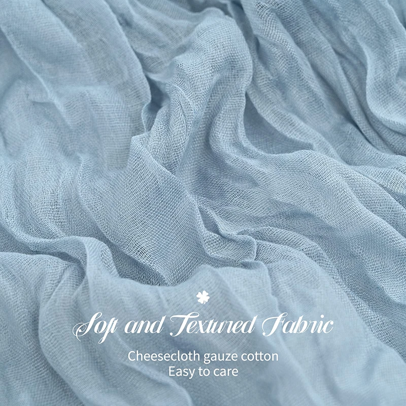 6-120Pcs Table Napkins 20x20inch Dinner Napkins Boho Wedding Napkins Gauze Cheesecloth Napkins Table Towel for Party/Banquet - Image 5