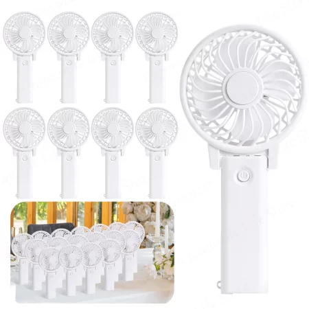 10-200Pcs Portable Handheld Fan Bulk Wedding Fan Personal Hand Held Fan Mini Portable Fans for Wedding Bachelorette Party Favor