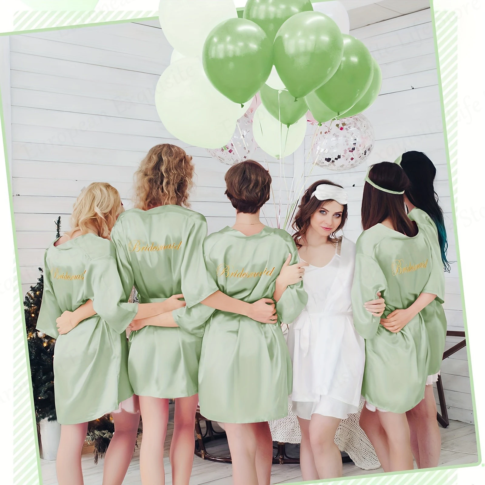 7/12/20Set Spa Party Bridesmaids Proposal Gift Heart Shape Sunglasses Sleeping Eye Mask Elastic Hair Tie for Wedding Party Favor - Image 3