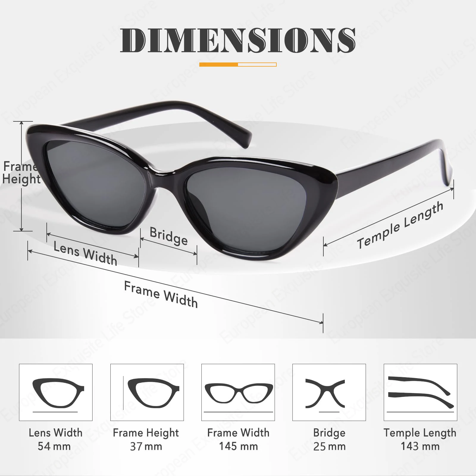 12-100Pcs Cat Eye Sunglasses Bulk Wedding Sunglasses for Guests Retro Premium Sunglasses Bachelorette Party Gift Supplies - Image 6