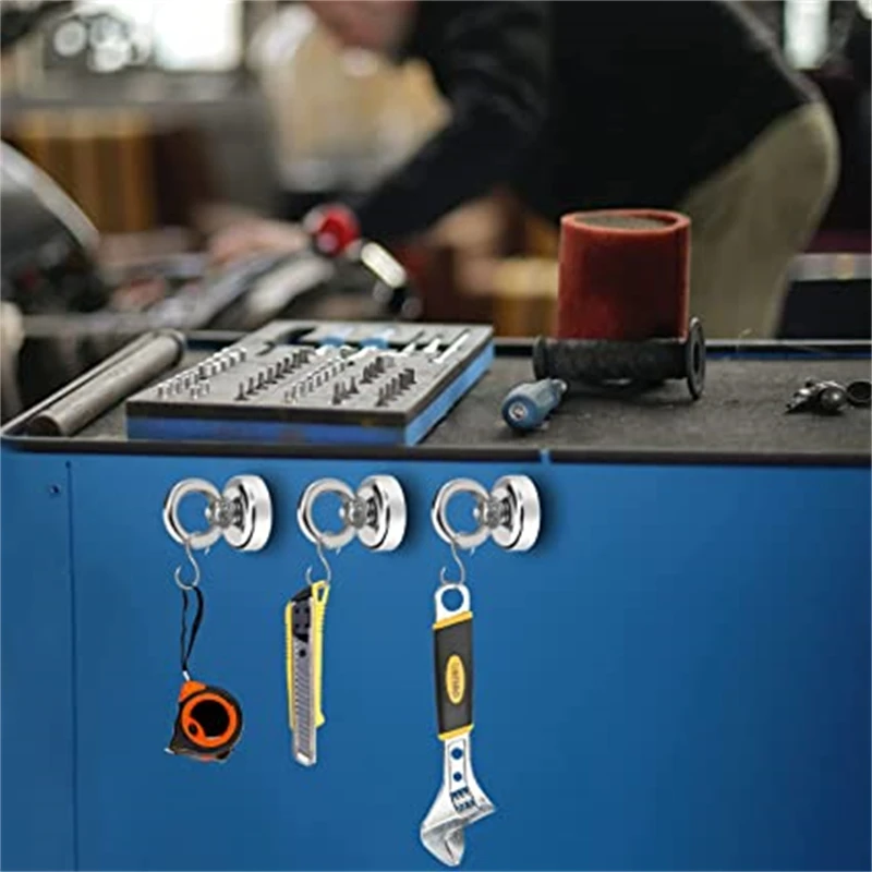 10Pcs Neodymium Magnet Rare Earth Magnetic Hooks with Countersunk Hole Super Powerful Magnetic Sea Fishing Magnet Searcher - Image 5